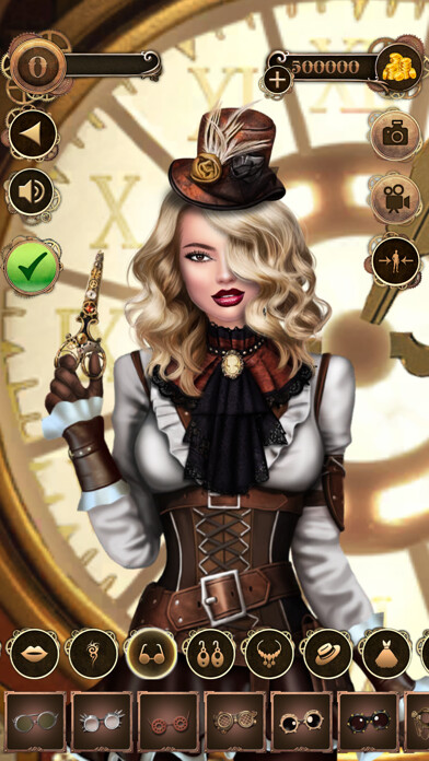 Emulate iPhone app Steampunk Dress Up & Makeover using MyAndroid Emulate iPhone app Steampunk Dress Up & Makeover using MyAndroid