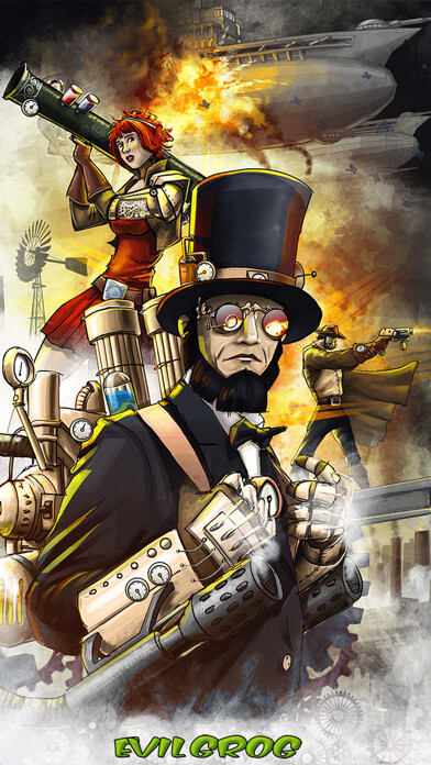 Emulate iPhone app Steampunk Game Mobile using MyAndroid