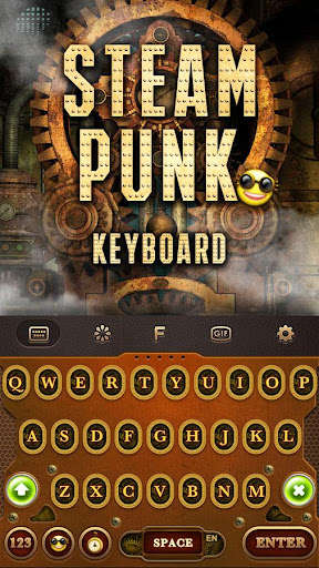 Run android online APK Steampunk Keyboard Theme from MyAndroid or emulate Steampunk Keyboard Theme using MyAndroid