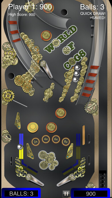 Emulate iPhone app Steampunk Pinball - Cogs using MyAndroid Emulate iPhone app Steampunk Pinball - Cogs using MyAndroid