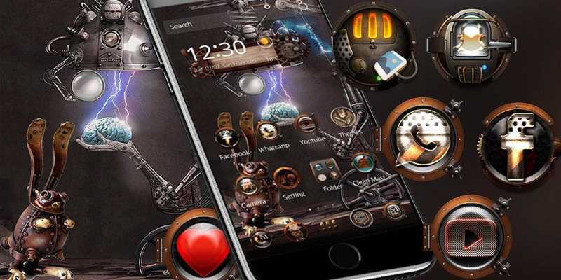 Emulate Android APK Steampunk Rabbit theme - Mechanical technology Emulate Android APK Steampunk Rabbit theme - Mechanical technology