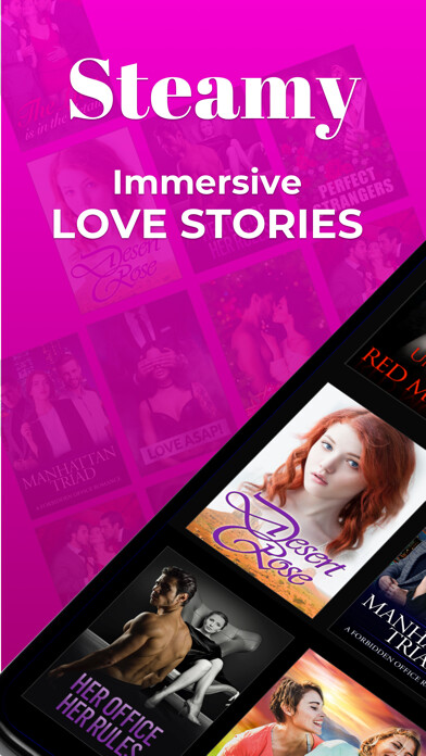 Emulate iPhone app Steamy Stories  Romance Novels using MyAndroid