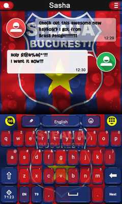 Emulate Android APK Steaua Bucuresti keyboard Emulate Android APK Steaua Bucuresti keyboard