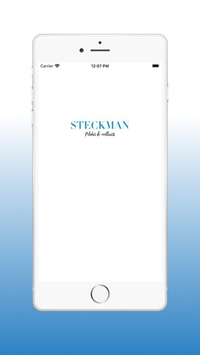 Emulate iPhone app Steckman Pilates & Wellness using MyAndroid