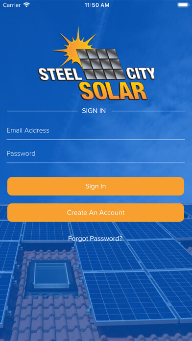 Emulate iPhone app Steel City Solar using MyAndroid Emulate iPhone app Steel City Solar using MyAndroid