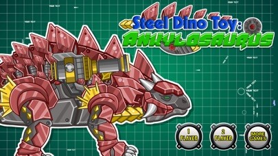 Emulate iPhone app Steel Dino Toy:Mechanic Ankylosaurus-2 player game using MyAndroid
