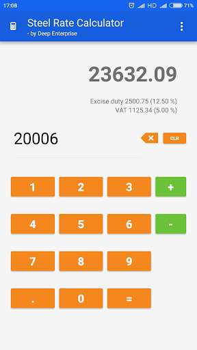 Run android online APK Steel Rate Calculator from MyAndroid or emulate Steel Rate Calculator using MyAndroid