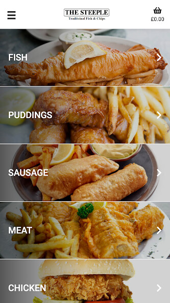 Run android online APK Steeple Fish Bar Carnoustie from MyAndroid or emulate Steeple Fish Bar Carnoustie using MyAndroid