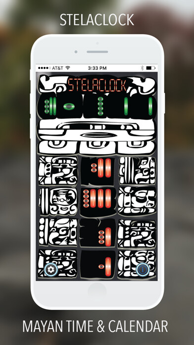Emulate iPhone app StelaClock - Mayan calendar converter using MyAndroid