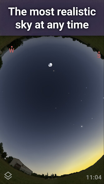 Emulate iPhone app Stellarium Mobile - Star Map using MyAndroid