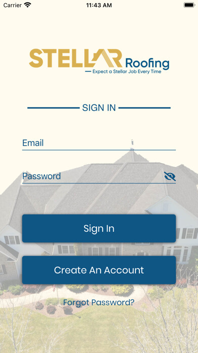 Emulate iPhone app Stellar Roofing using MyAndroid Emulate iPhone app Stellar Roofing using MyAndroid