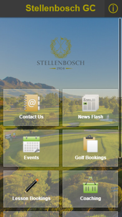 Emulate iPhone app Stellenbosch Golf Club using MyAndroid Emulate iPhone app Stellenbosch Golf Club using MyAndroid