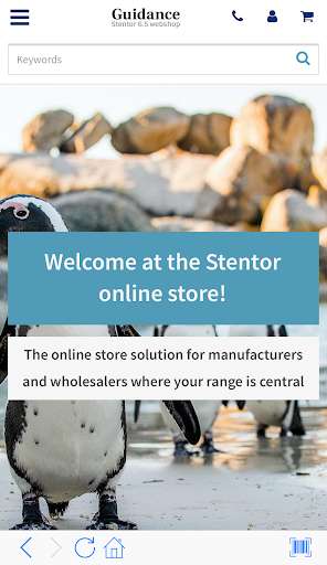 Run android online APK Stentor Webshop App from MyAndroid or emulate Stentor Webshop App using MyAndroid