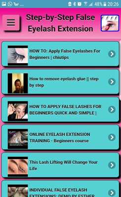 Emulate Android APK Step-by-Step False Eyelash Extension Emulate Android APK Step-by-Step False Eyelash Extension