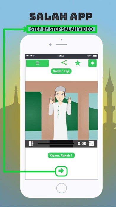 Emulate iPhone app Step by Step Salah : Muslim Prayer using MyAndroid Emulate iPhone app Step by Step Salah : Muslim Prayer using MyAndroid
