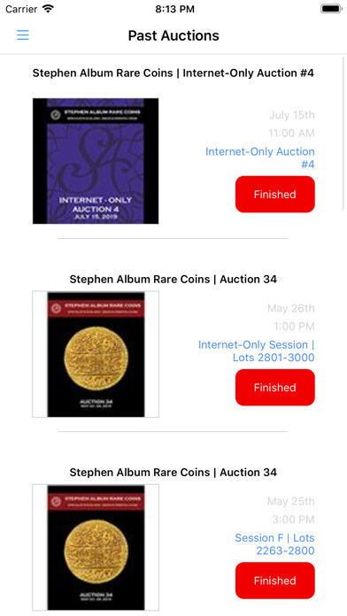 Emulate iPhone app Stephen Album Rare Coins using MyAndroid Emulate iPhone app Stephen Album Rare Coins using MyAndroid