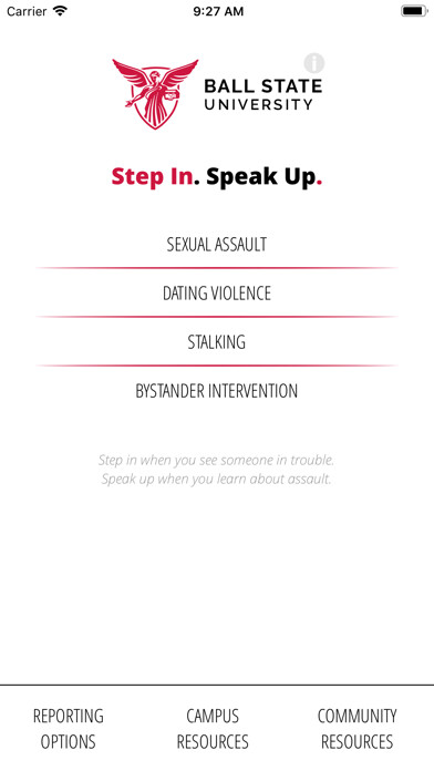 Emulate iPhone app Step In. Speak Up. using MyAndroid Emulate iPhone app Step In. Speak Up. using MyAndroid