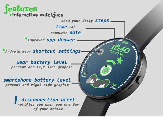 Emulate Android APK Steps Monster Watch Face Emulate Android APK Steps Monster Watch Face