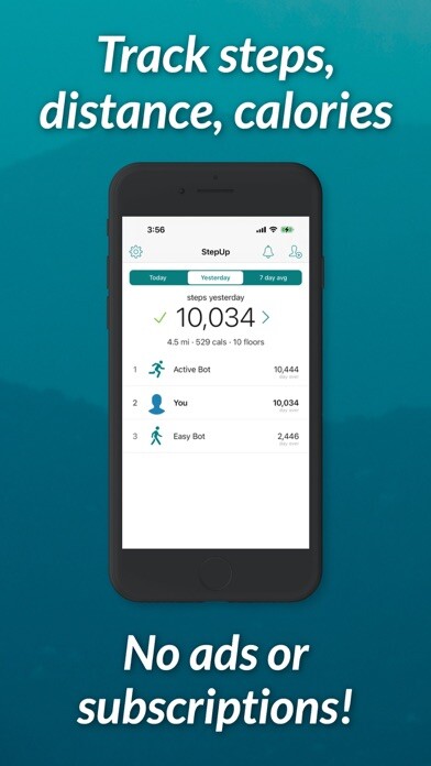 Emulate iPhone app StepUp Pedometer Step Counter using MyAndroid Emulate iPhone app StepUp Pedometer Step Counter using MyAndroid