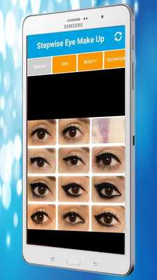 Emulate Android APK Stepwise Eye Make Up Tutorials