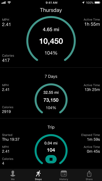 Emulate iPhone app Stepwise Pedometer using MyAndroid Emulate iPhone app Stepwise Pedometer using MyAndroid