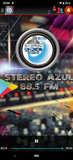 Run android online APK STEREO AZUL 88.5 FM from MyAndroid or emulate STEREO AZUL 88.5 FM using MyAndroid