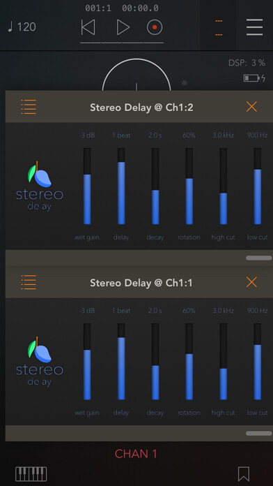Emulate iPhone app Stereo Delay using MyAndroid Emulate iPhone app Stereo Delay using MyAndroid