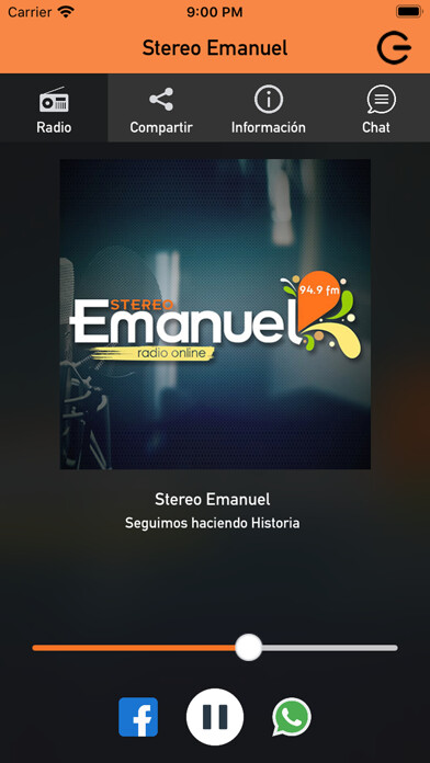 Emulate iPhone app Stereo Emanuel 94.9 FM using MyAndroid Emulate iPhone app Stereo Emanuel 94.9 FM using MyAndroid