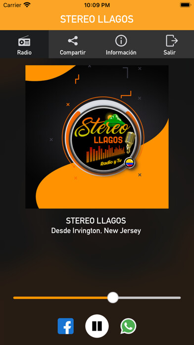 Emulate iPhone app STEREO LLAGOS using MyAndroid