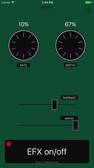 Emulate iPhone app Stereo Phaser using MyAndroid Emulate iPhone app Stereo Phaser using MyAndroid