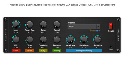 Emulate iPhone app Stereo Reverb AUv3 Plugin using MyAndroid Emulate iPhone app Stereo Reverb AUv3 Plugin using MyAndroid