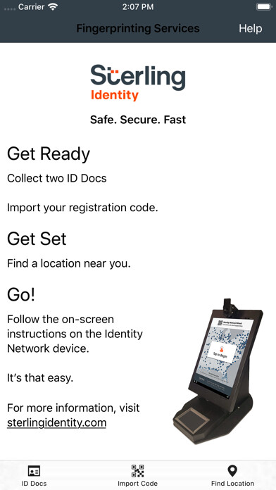 Emulate iPhone app Sterling Identity Fingerprints using MyAndroid Emulate iPhone app Sterling Identity Fingerprints using MyAndroid