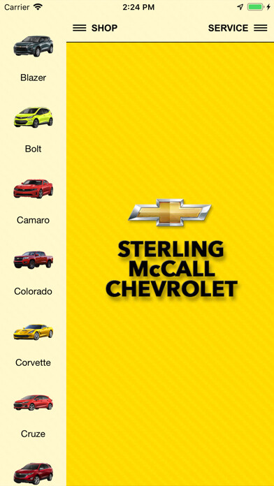Emulate iPhone app Sterling McCall Chevrolet using MyAndroid Emulate iPhone app Sterling McCall Chevrolet using MyAndroid