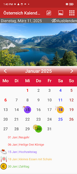 Run android online APK Österreich Kalender 2025 from MyAndroid or emulate Österreich Kalender 2025 using MyAndroid Run android online APK Österreich Kalender 2025 from MyAndroid or emulate Österreich Kalender 2025 using MyAndroid
