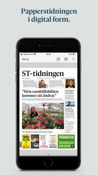 Emulate iPhone app ST e-tidning using MyAndroid Emulate iPhone app ST e-tidning using MyAndroid