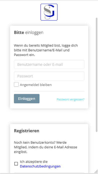 Emulate iPhone app Steuerkanzlei Gerhard using MyAndroid