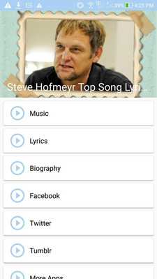 Emulate Android APK Steve Hofmeyr: Top Songs  Lyrics