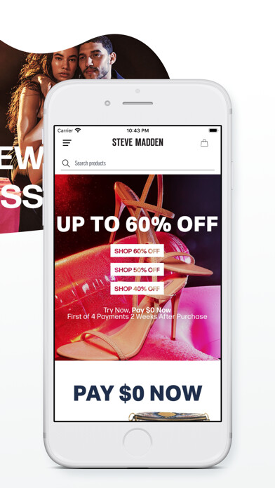 Emulate iPhone app Steve Madden using MyAndroid