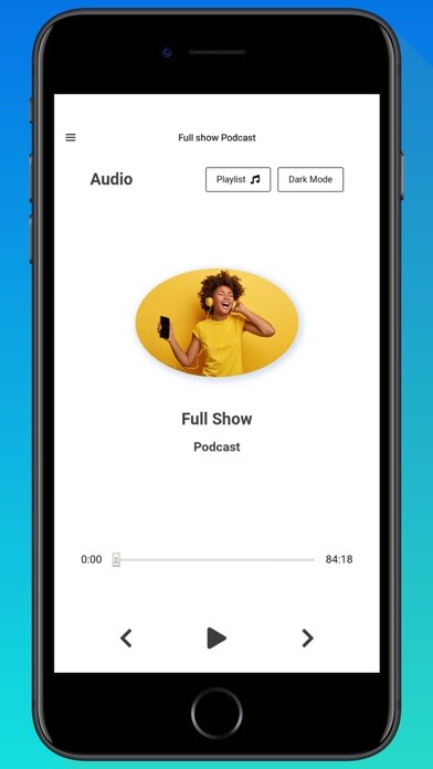 Emulate iPhone app Steve Morning Show using MyAndroid