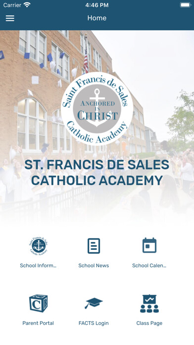 Emulate iPhone app St. Francis de Sales Academy using MyAndroid Emulate iPhone app St. Francis de Sales Academy using MyAndroid