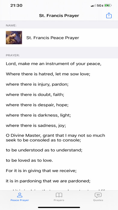 Emulate iPhone app St. Francis of Assisi prayers using MyAndroid Emulate iPhone app St. Francis of Assisi prayers using MyAndroid