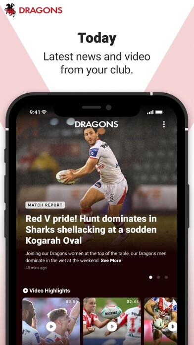 Emulate iPhone app St George Illawarra Dragons using MyAndroid Emulate iPhone app St George Illawarra Dragons using MyAndroid