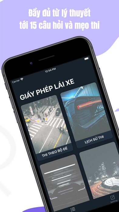Emulate iPhone app Sát hạch lái xe ôtô II using MyAndroid