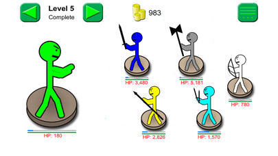 Emulate iPhone app Stick Clicker Battle using MyAndroid Emulate iPhone app Stick Clicker Battle using MyAndroid