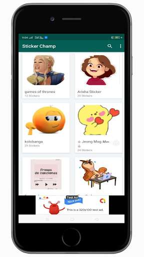 Run android online APK Sticker Champ from MyAndroid or emulate Sticker Champ using MyAndroid