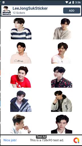 Run android online APK Sticker Chat Lee Jong Suk Cute from MyAndroid or emulate Sticker Chat Lee Jong Suk Cute using MyAndroid