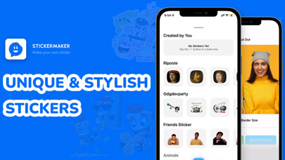 Emulate iPhone app Sticker Maker Emoji using MyAndroid