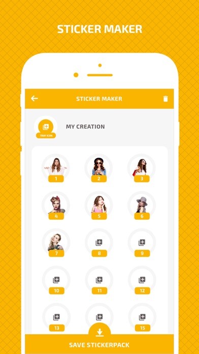 Emulate iPhone app Sticker Maker WASticker Lite using MyAndroid