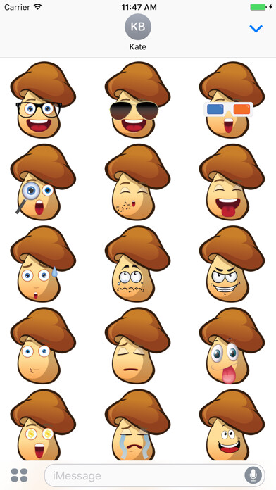 Emulate iPhone app Sticker Me: Cool Mushroom using MyAndroid Emulate iPhone app Sticker Me: Cool Mushroom using MyAndroid