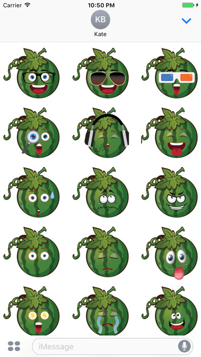 Emulate iPhone app Sticker Me: Cool Watermelon using MyAndroid Emulate iPhone app Sticker Me: Cool Watermelon using MyAndroid